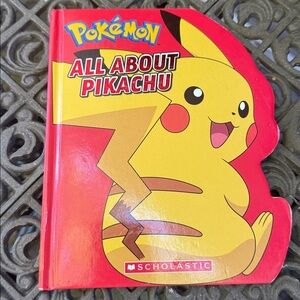 Scholastic Pikachu Adventure Book - Red and Yellow Cover
